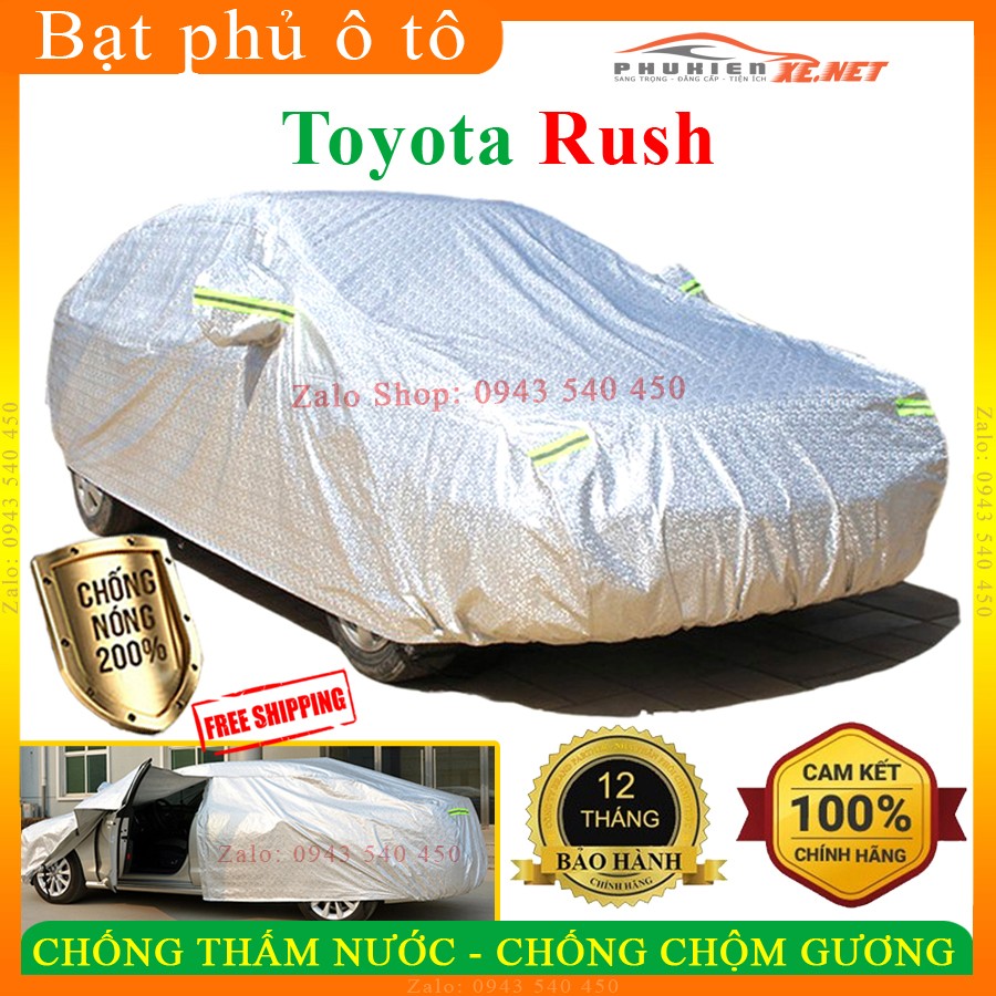 Bạt Che Phủ Xe Toyota Rush CAO CẤP 3 LỚP - PHUKIENXE