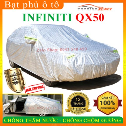 Bạt Che Phủ Xe Infiniti QX50 CAO CẤP 3 LỚP - PHUKIENXE