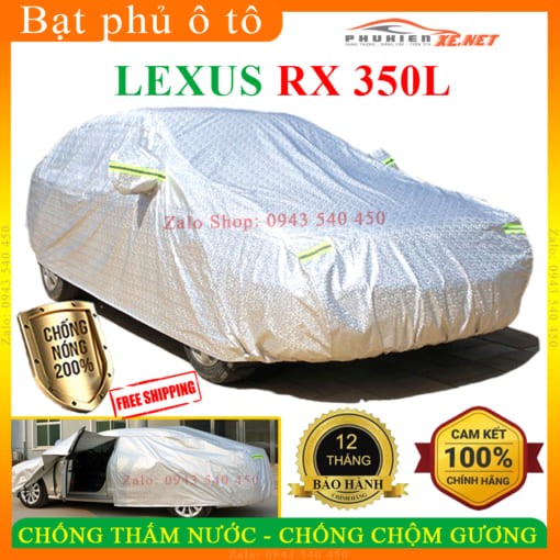 Bạt Che Phủ Xe Lexus RX 350L CAO CẤP 3 LỚP - PHUKIENXE