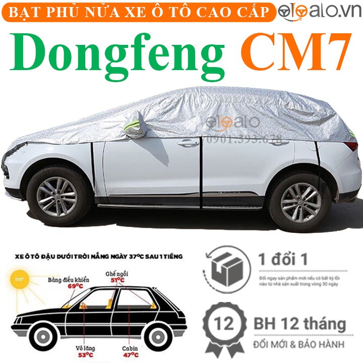 Bạt phủ nóc xe Dongfeng CM7 vải dù 3 lớp cao cấp - OTOALO