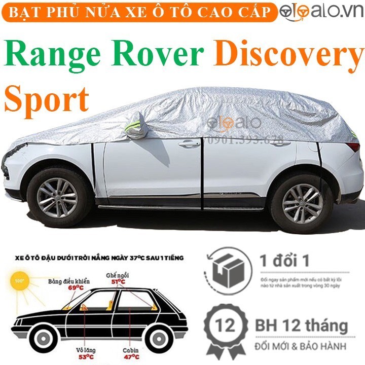 Bạt phủ nóc xe Range Rover Discovery Sport vải dù 3 lớp cao cấp - OTOALO