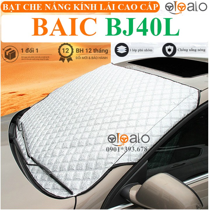 Tấm che nắng xe BAIC BJ40L 3 lớp cao cấp - OTOALO