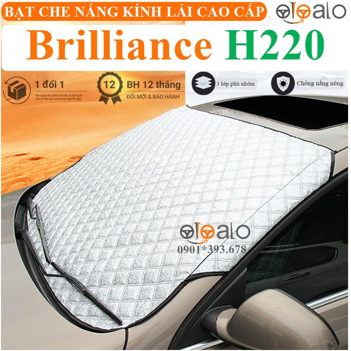 Tấm che nắng xe Brilliance H220 3 lớp cao cấp - OTOALO