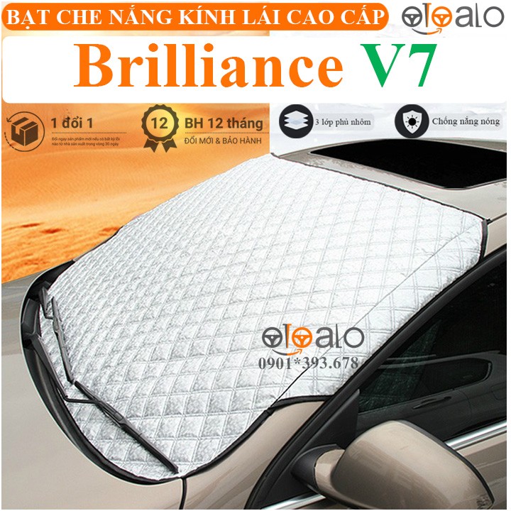 Tấm che nắng xe Brilliance V7 3 lớp cao cấp - OTOALO