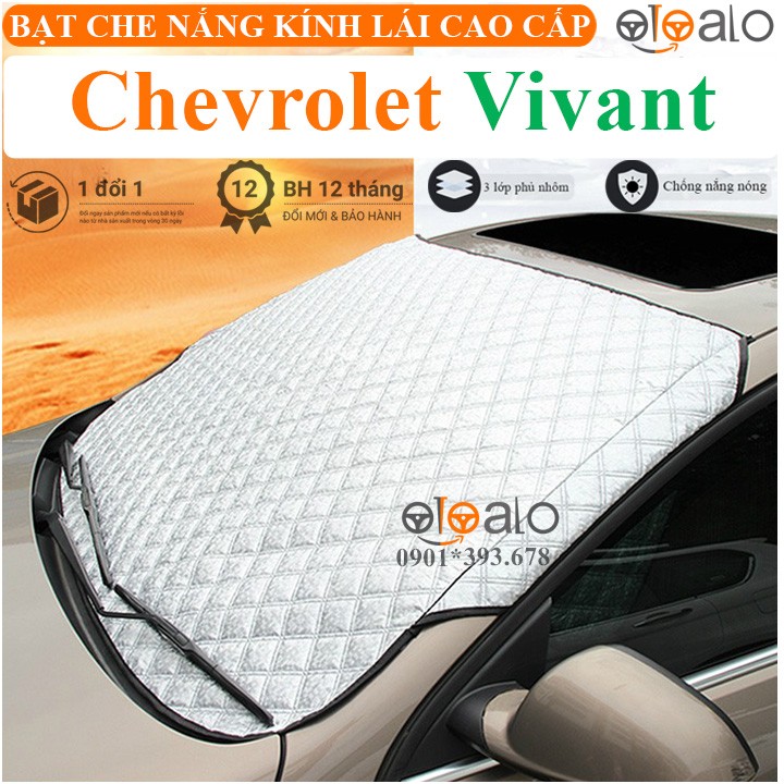 Tấm che nắng xe Chevrolet Vivant 3 lớp cao cấp - OTOALO
