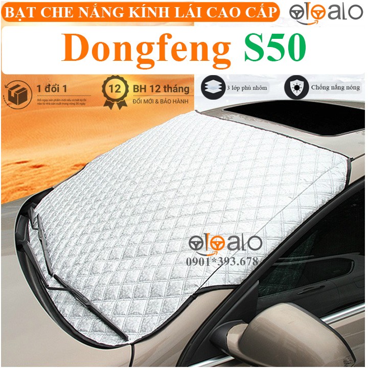 Tấm che nắng xe Dongfeng S50 3 lớp cao cấp - OTOALO