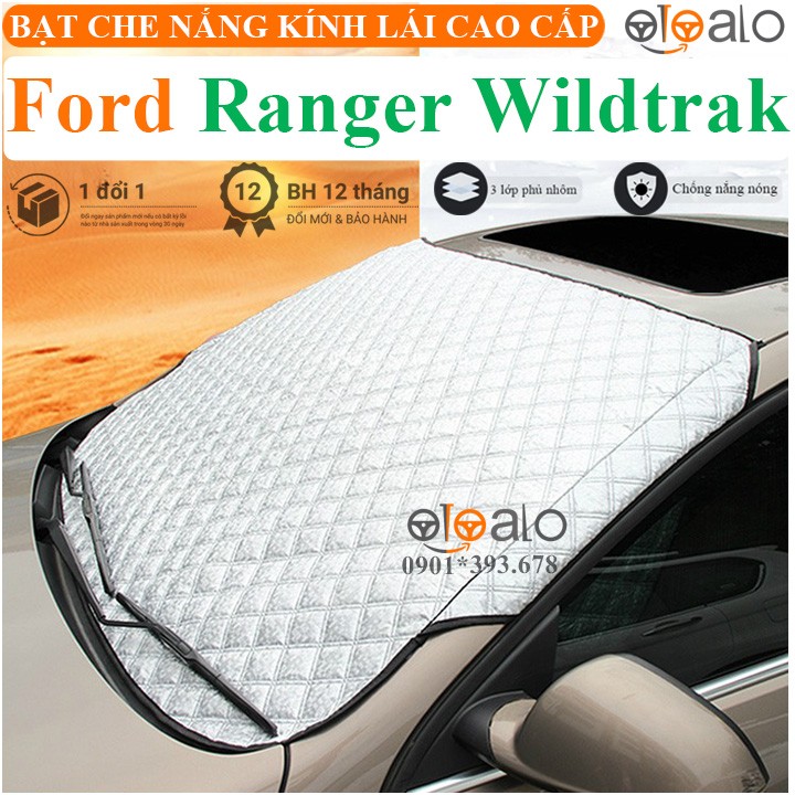 Tấm che nắng xe Ford Ranger Wildtrak 3 lớp cao cấp - OTOALO