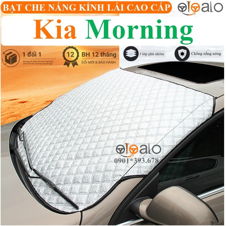 Tấm che nắng xe Kia Morning 3 lớp cao cấp - OTOALO
