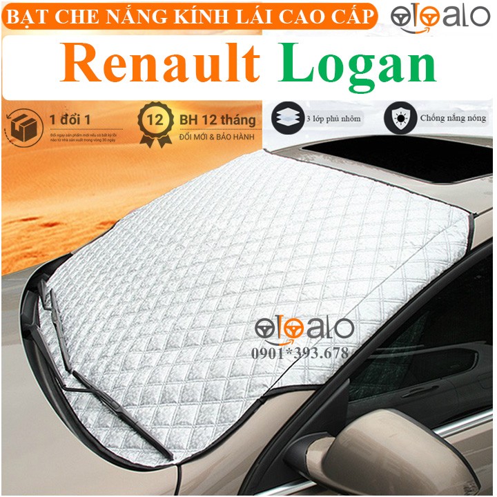 Tấm che nắng xe Renault Logan 3 lớp cao cấp - OTOALO