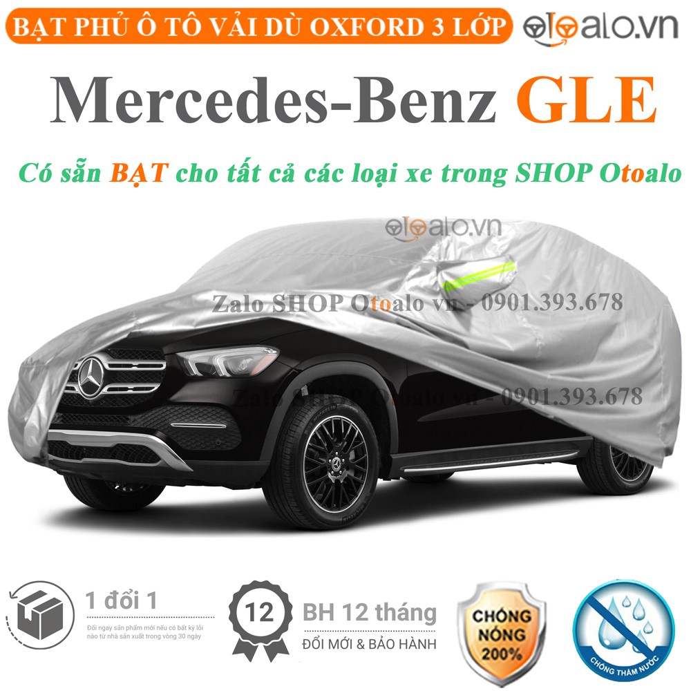 Bạt phủ xe ô tô Mercedes GLE vải dù 3 lớp cao cấp - OTOALO