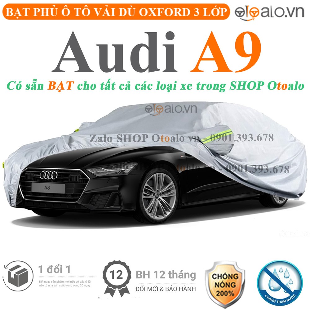 Bạt phủ xe ô tô Audi A9 vải dù 3 lớp cao cấp - OTOALO